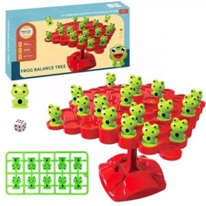Frog Balance Tree Game for Kids 3+ Years, Stacking Board Game | Interactive Frog Balancing Game for Kids
